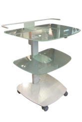Auxiliary dental table for  implantology and surgery \"Darta 1315\" with large table top
